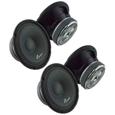 4 Pcs Audiopipe APMB-8D 8'' 500 Watts Loud Speakers Full Range Mids DJ Car Audio