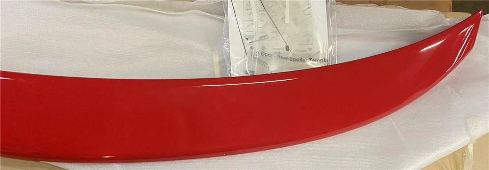 Alerón trasero KIA Forte Koup EX 2014-2016, SX OEM A7F34-AC100RR ROJO OEM Foto 3 de 4