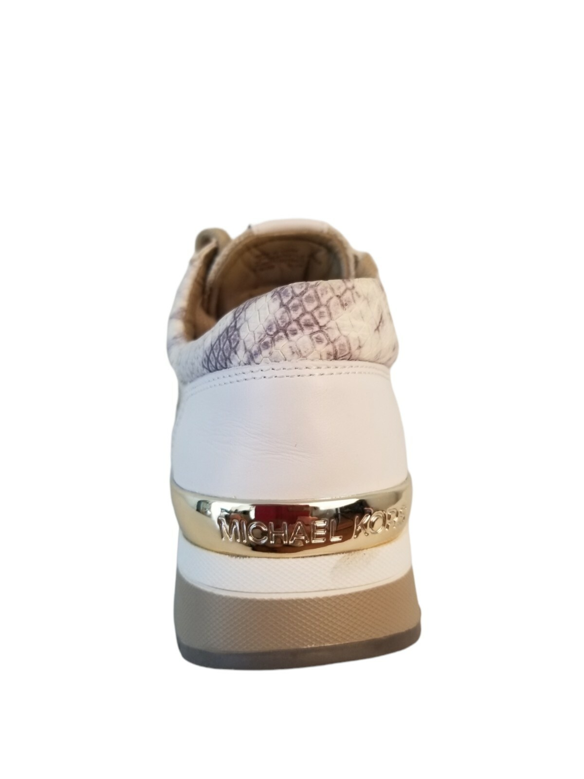 Michael Kors Allie Women's Shoes Trainer Fabric Leather Natural white Size 8.5 M thumbnail 8