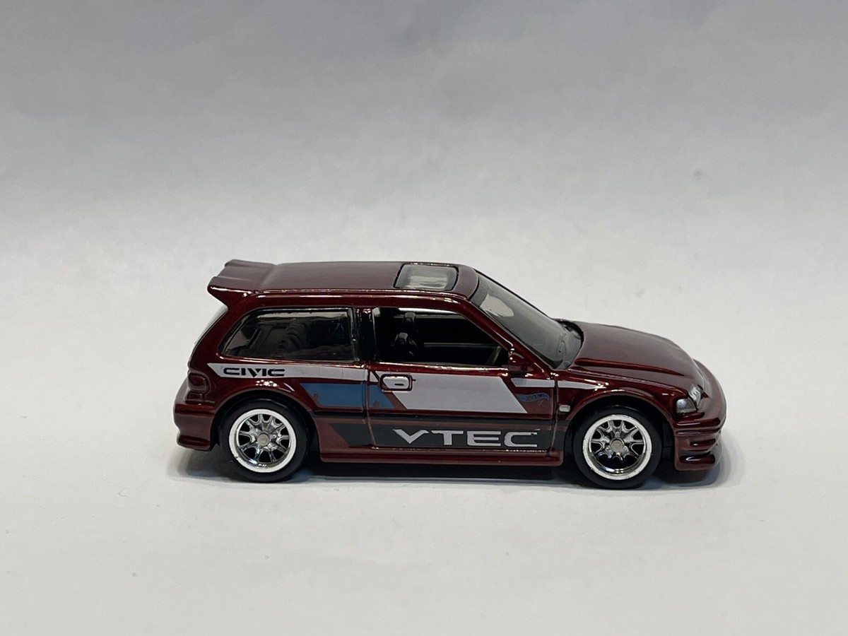 Hot Wheels Honda Civic EF VTEC Factory Custom Unspun Many
