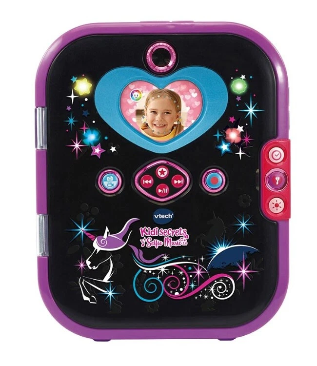 VTECH KIDISECRETS SELFIE MUSIC 2.0 BLACK ELEKTRONISCHES TAGEBUCH NEU OVP