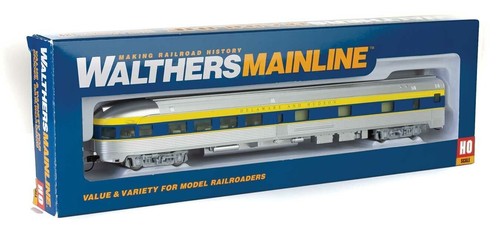 Walthers Mainline 30363 Delaware & Hudson 85' BUDD CS OBSRVATION con interior nuevo en caja | Zustand: New
