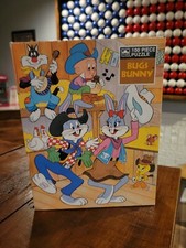 Vintage Bugs Bunny 100 Piece Jigsaw Puzzle Golden 1983 Rodeo Hoedown Complete