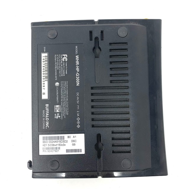 Buffalo Airstation Nfiniti 300 Mbps 10 100 Wireless N Router Wzr Hp G300nh2eu For Sale Online Ebay