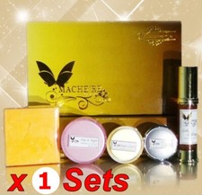 Mache're Gold Whitening Natural Cream Set Reduce Acne Dark Circles Freckles Spot
