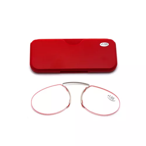 Ultradünne Lesebrille Nasenclip Optik Presbyopie +1,0 +1,5 +2,0 +2,5 +3,0 - Bild 23 von 28