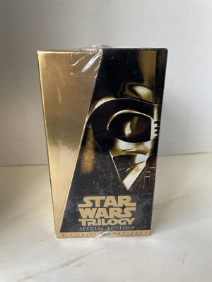 STAR WARS TRILOGY SPECIAL EDITION VHS BOX SET 1997 FACTORY SEALED GOLD