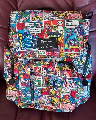 Ju Ju Be Tokidoki Super Toki SuperToki ST SV Be Sporty Backpack