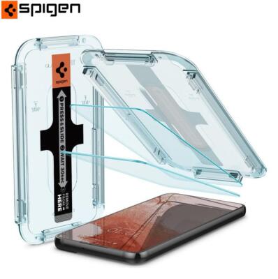 2x Displasyschutzglas für Galaxy S22 Spigen Gehärtetes Glas Handy Hartglas