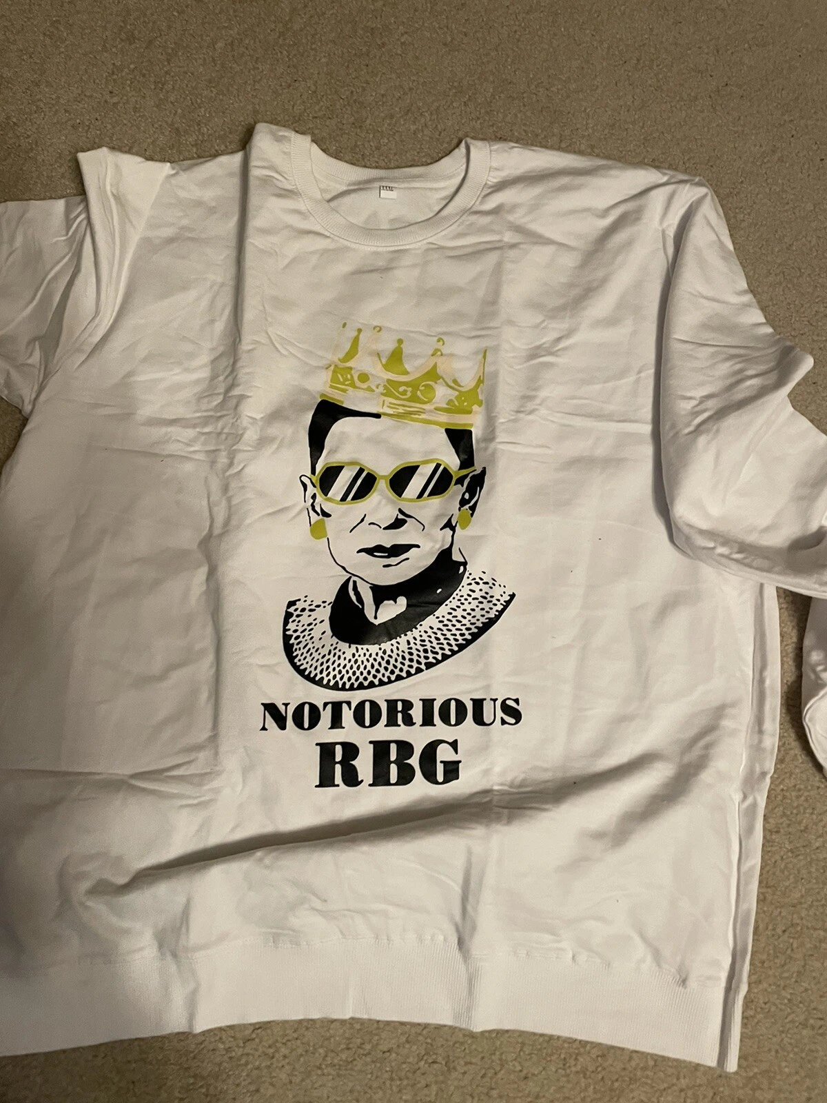 SUPREME Maglione Notorious RBG (Ruth Bader Ginsburg) per femminista XXXL