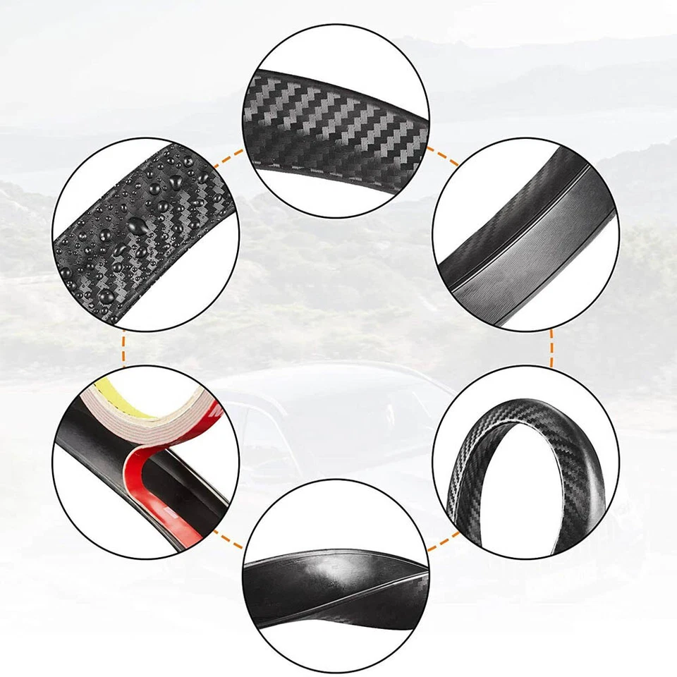 Fit Dodge Challenger Charger 4.5" Fender Flares Extra Wide Body Kit Wheel Arches Foto 3 de 4