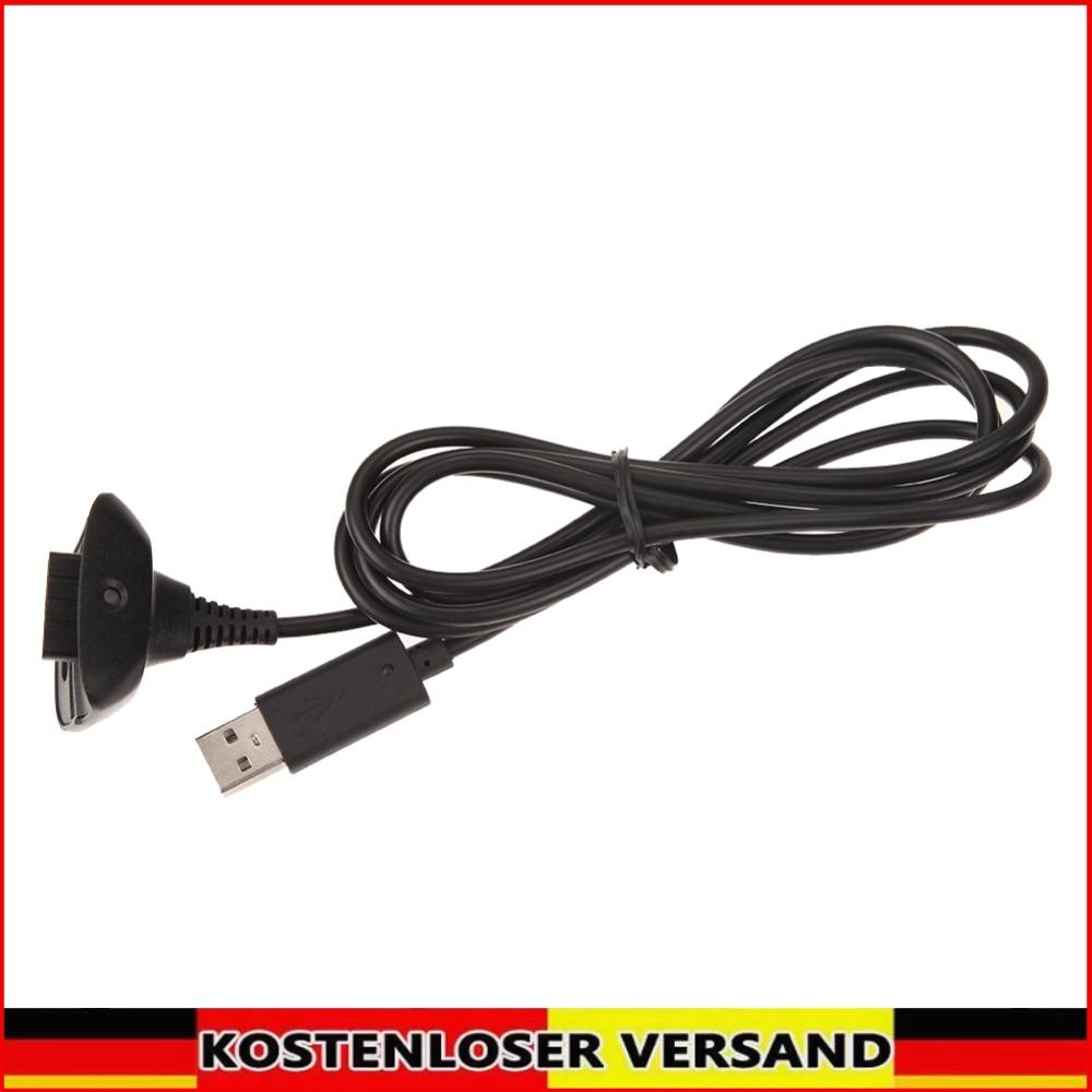 For Microsoft Xbox 360 Wireless Controller USB Charging Cable 1.5 M for Xbox 360