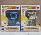 Funko Pop DBZ Super Saiyan Vegeta Gold & Blue Chrome #154 Toy Tokyo SDCC/NYCC