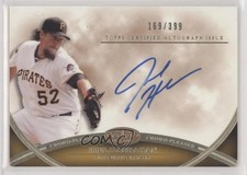 2012 Topps Tier One Crowd-Pleaser Auto 169/399 Joel Hanrahan #CPA-JHA Auto x5u