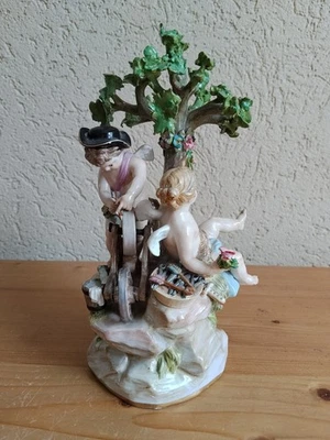 Figurengruppe Meissen 1 Wahl "" Armor schleift den Pfeil "" sign. E.26. 58 - Bild 1 von 4