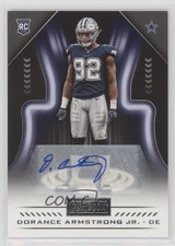 2018 Panini Playbook Rookies Signatures Dorance Armstrong Jr #182 Auto 0s55