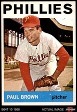 1964 Topps #319 Paul Brown Phillies 4.5 - VG/EX+