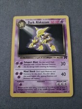 Pokemon TCG Team Rocket Dunkles Alakazam Rare Karte LP 18/82