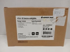 IOGEAR 4-Port HD Switcher with 4k@60hz - No Cords