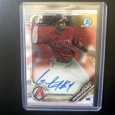 2019 Bowman Chrome Auto Geraldo Perdomo Dbacks RC Rookie Diamondbacks 