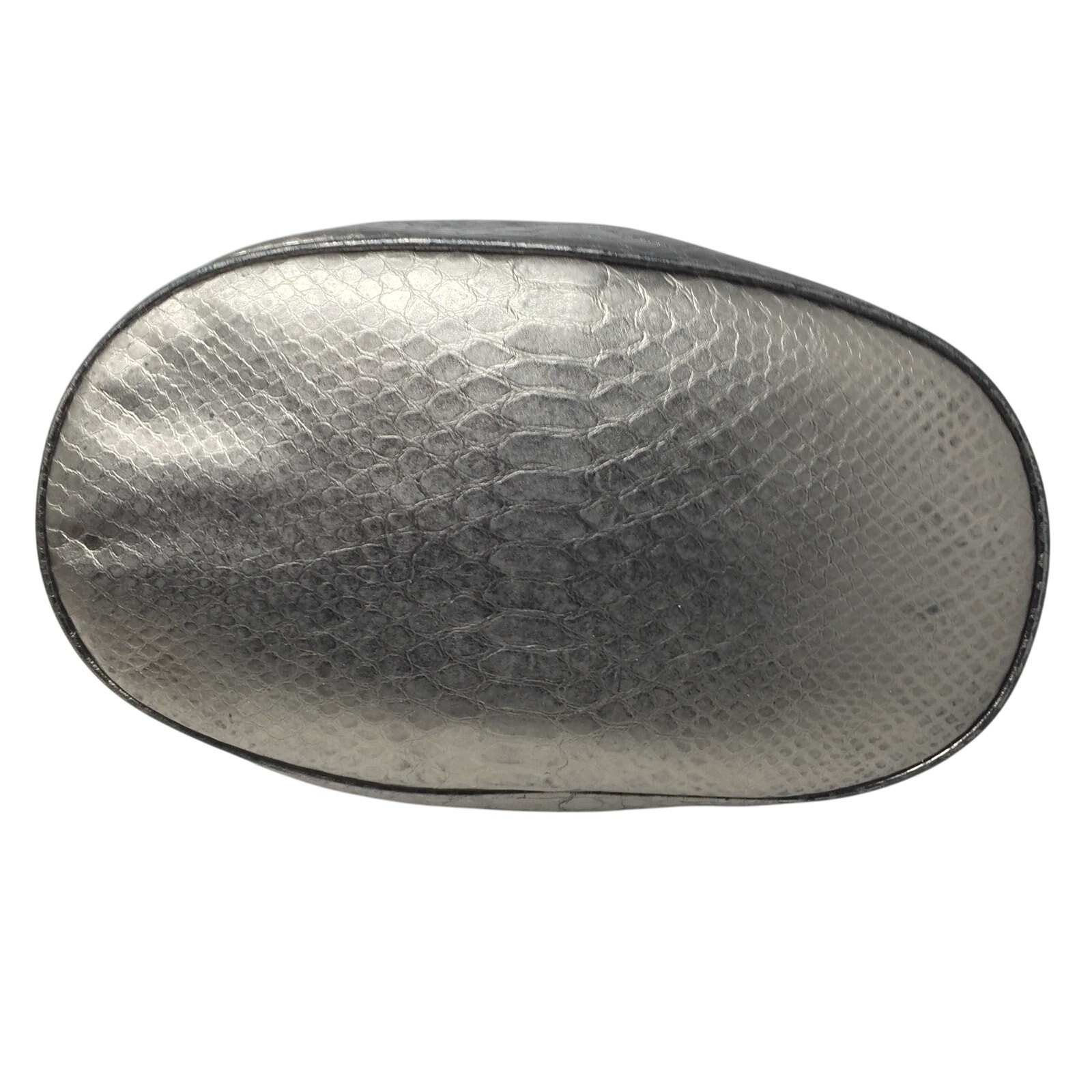 Michael Kors Jet Set Gray Leather Python Embossed… - image 5