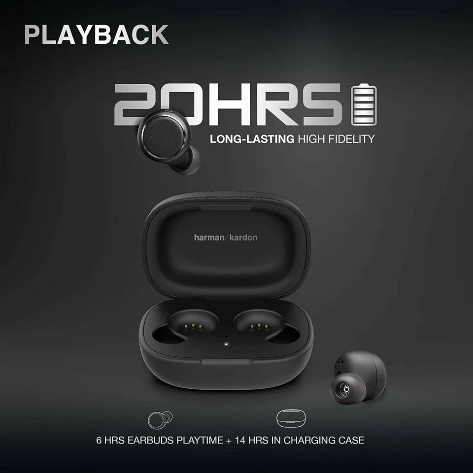 Harman Kardon Fly Tws Wireless In-Ear Bluetooth Earbuds with Google + Alexa - Image 4 of 4