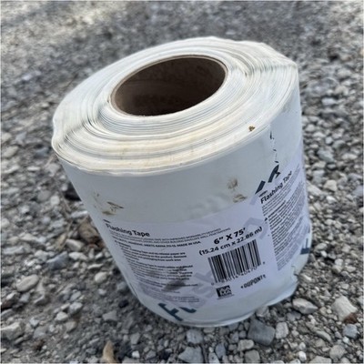 DuPont Tyvek Flashing Tape 6'' x 75' Industrial Adhesive Tape Roll