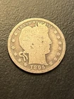 1895 Barber Quarter 90% Silver 25c