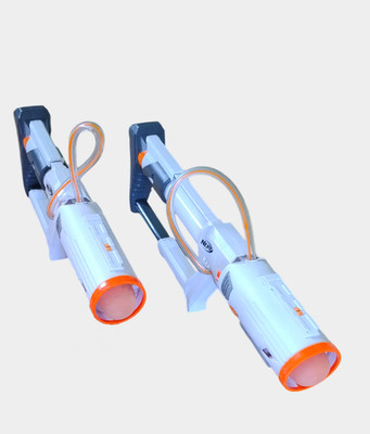 2mal Nerf N-Strike Modulus Tri Strike Raketenwerfer , Pump-Action, mit Munition