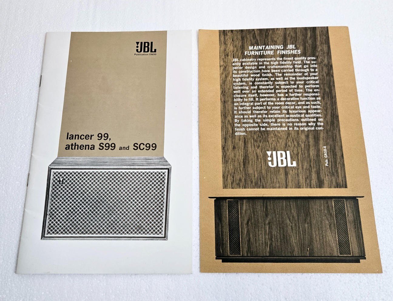 JBL SC99 Athena vintage audio equipment - eBay listing photo 2