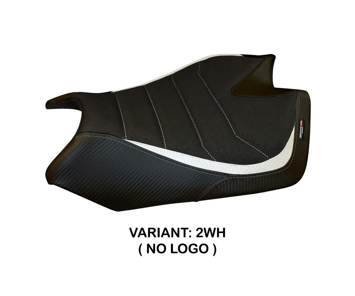 Seat saddle cover Barrie Ultragrip White (WH) TPZ APRILIA RSV4 2009 2020 0n