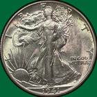 1941-S Walking Liberty Half Dollar Uncirculated UNC Coin #33379