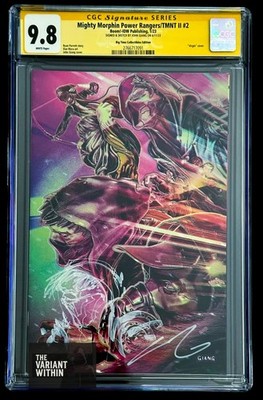 MMPR / TMNT II #2 CGC 9.8 SS SIGNED & REMARKED Staub | Variant Crossover Grail |