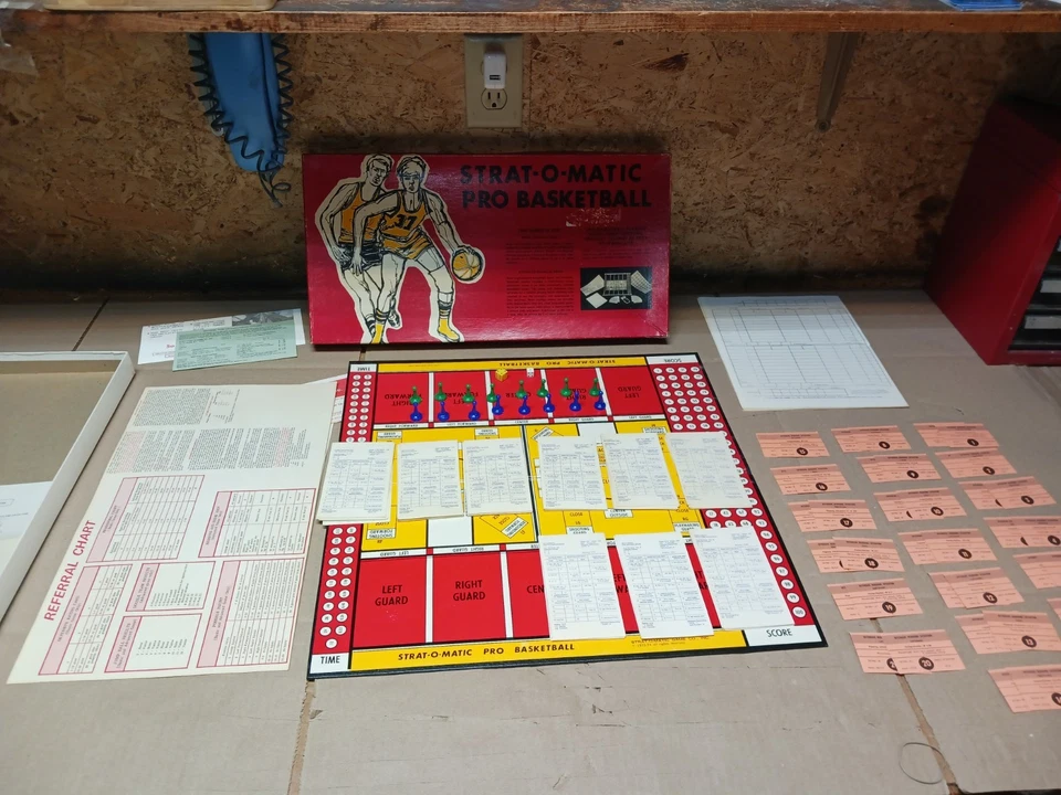 Настольная игра баскетбол Strat-O-Matic хорошее состояние товара. 6 команд 76-77, 3 команды 77-78 - Изображение 4 из 4
