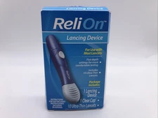 ReliOn Lancing Device with 10 Ultra Thin Lancets (damaged box) Ref. 095