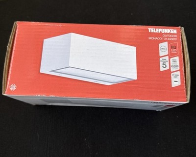 Telefunken MONACO 314406TF Aussen Wandleuchte Weiß 2x 6W LED 4000K 2x 600lm IP44