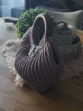 Handtasche gehäkelt, Shellybag, Handarbeit 
