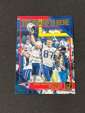 2019 Panini Donruss Football Rob Gronkowski The Champ Is Here Red #CH-4 Patriots