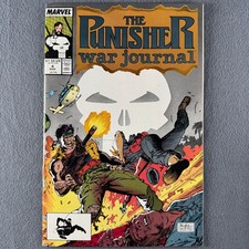 PUNISHER WAR JOURNAL #4 NM Range (1989 Copper Age Marvel) Jim Lee