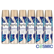 6 X IMPULSE INTO GLAMOUR BODY SPRAY 75ML FOR WOMEN MUGUET PEACH SCENT DEODORANT