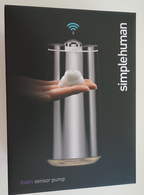 simplehuman foam sensor pump variable dispense easy refill, rechargeable NIB