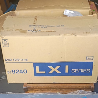 #ad Sears LXI Series Mini System Stereo Cassette Deck Tape Player $100.00