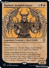 Magic Raphael, Fiendish Savior (Showcase) 438 Rare Commander Legends: Battle ...