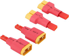4Pcs JST to XT60 Male Female RC Connector Adapter E85-4
