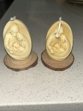 Set Velas Aromáticas Decorativos Sagrada Familia Navideñas