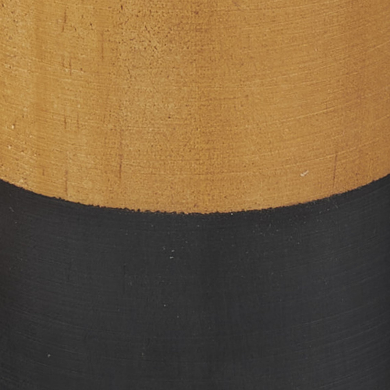 3 Pack Brown Wood Decorative Centerpiece Vases with Black Bases, 10, 8, 5 H