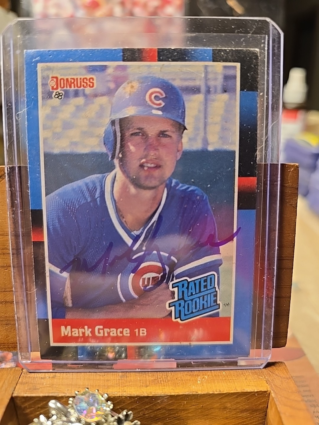 1988 Donruss - Mark Grace #40  donruss rookie