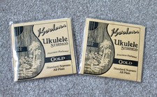 2 Sets Discontinued Hard To Find Ko'olau Ukulele Gold String Sop Con