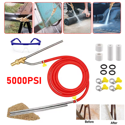 #ad 5000 PSI Sandblasting Kit for Pressure Washer Sand Blaster Attachment Power $32.98