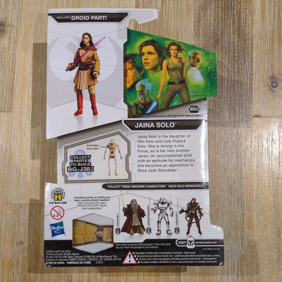 Hasbro Star Wars Legacy Collection 3.75" BD60 Jaina Solo - Rare! - Image 3 of 4